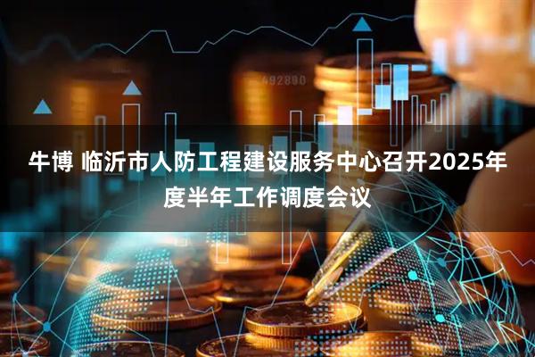 牛博 临沂市人防工程建设服务中心召开2025年度半年工作调度会议